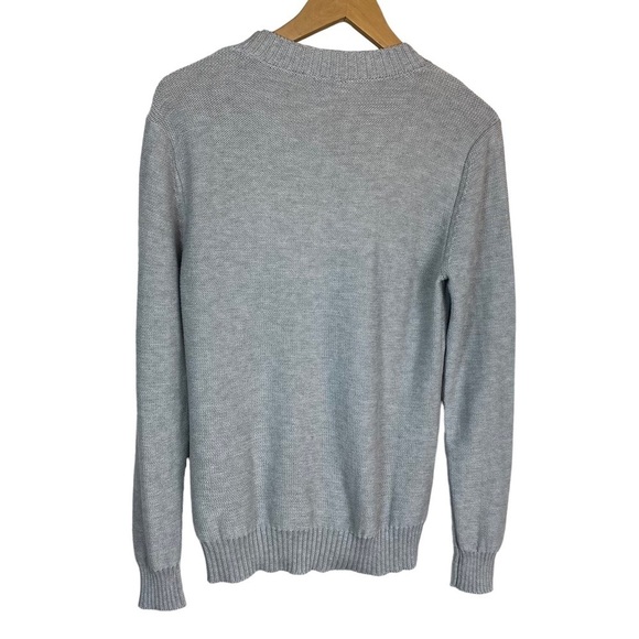 Cremieux Womens Sweater Medium Gray Crew Neck - Picture 3 of 8
